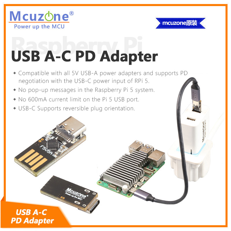 Raspberry Pi5 USB A-C PD Adapt - огляд і ціна Banana Pi Bpi-M5