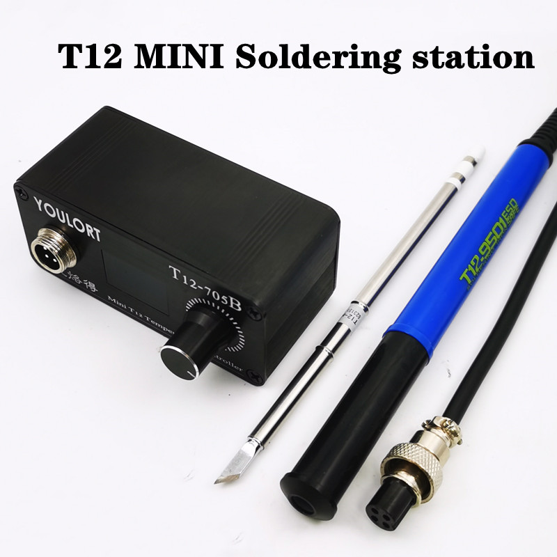 MINI T12-705B Soldering Iron s - огляд і ціна Soldering Station T12 Oled