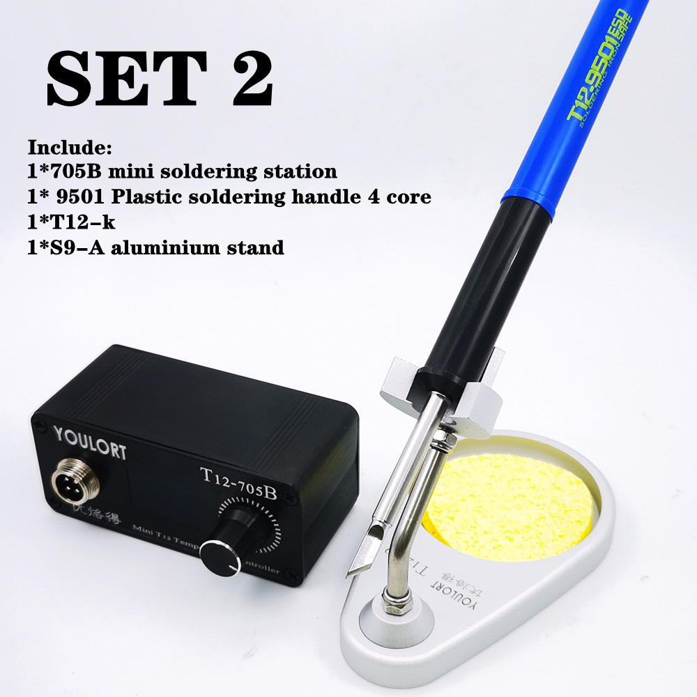 MINI T12-705B Soldering Iron s - огляд і ціна Soldering Station T12 Oled
