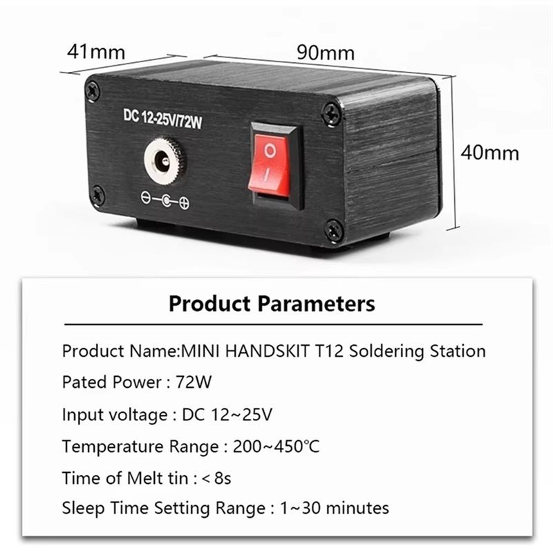 B03C-T12 Digital Soldering Sta - огляд і ціна Soldering Station T12 Oled